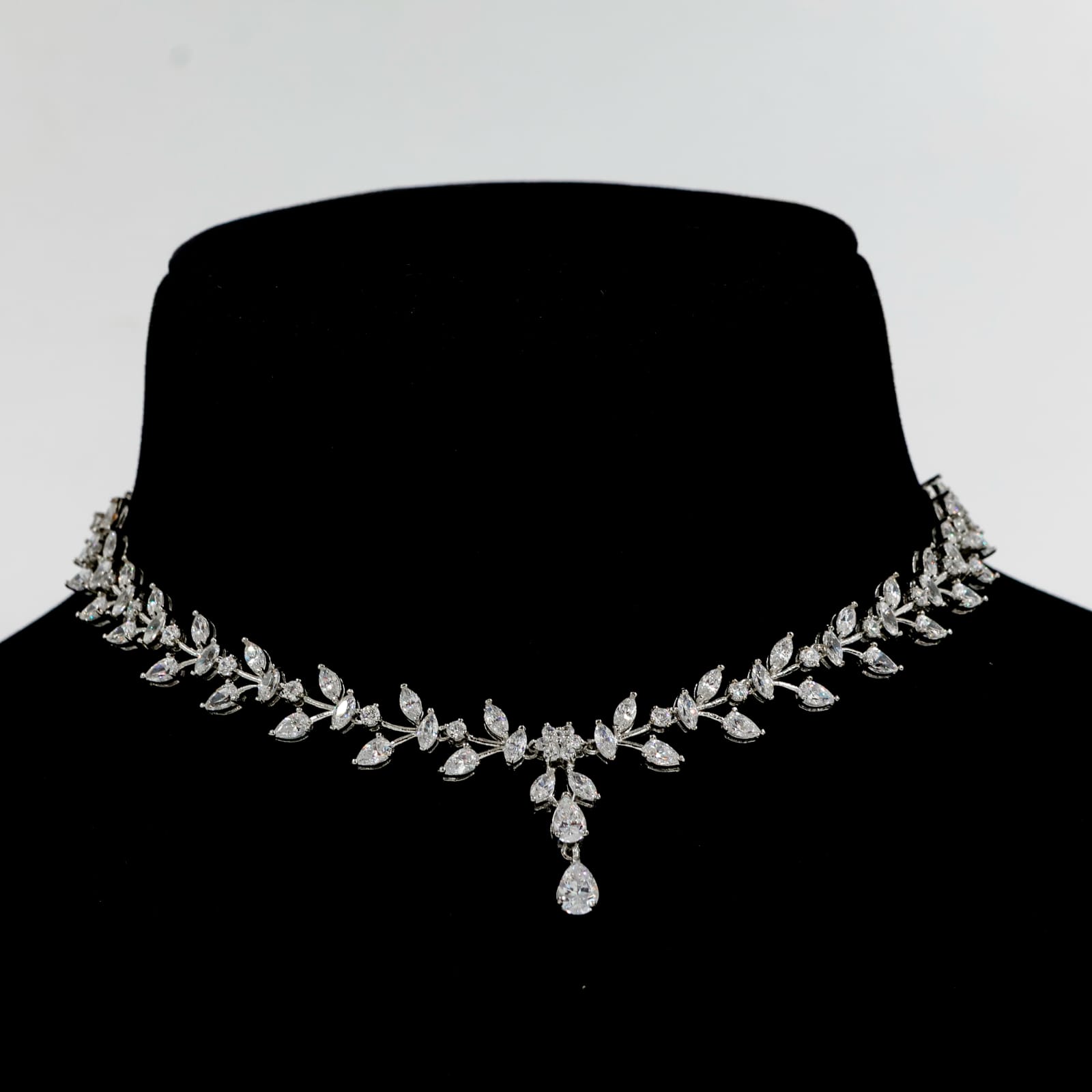 Silver Necklace Set